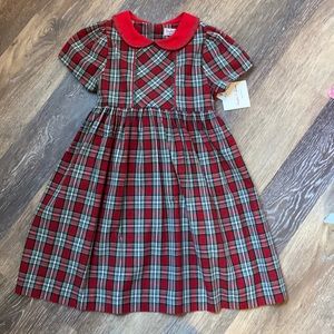 NWT.  Never worn. Plaid dress size 5